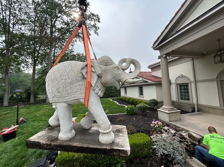 Estate Relocation Elephant Statue