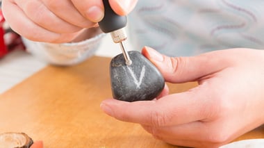 Engraved Or Painted Stones and Rocks