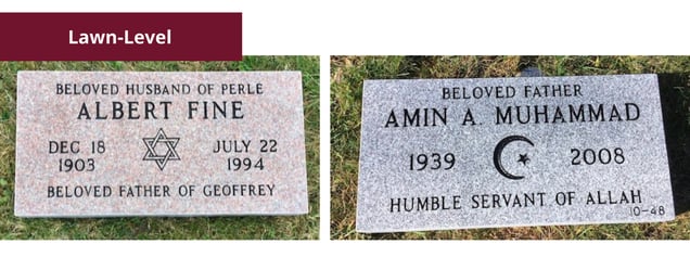 Lawn-level memorials - headstone price blog-1 (1)