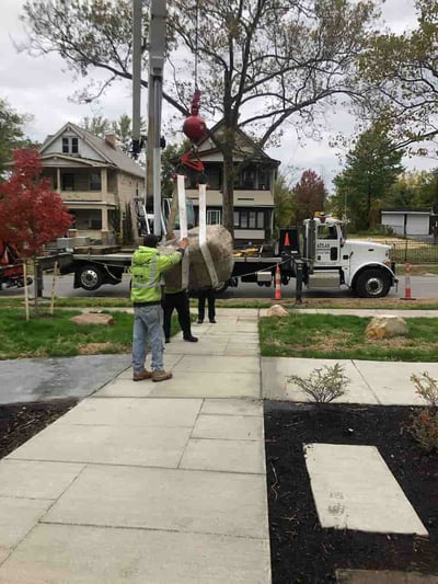 Transporting a Boulder