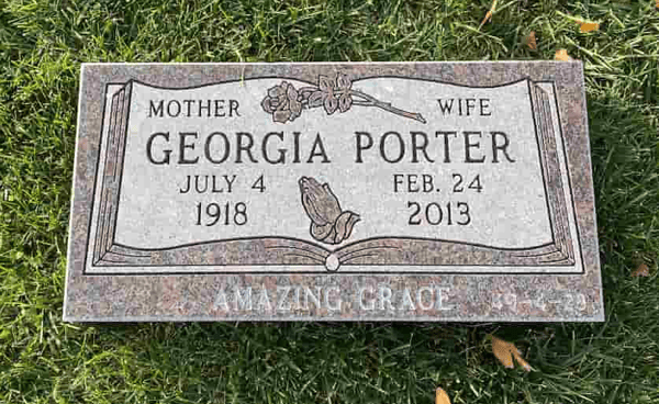 Georgia Porter Book Lawn Level Memorial-3