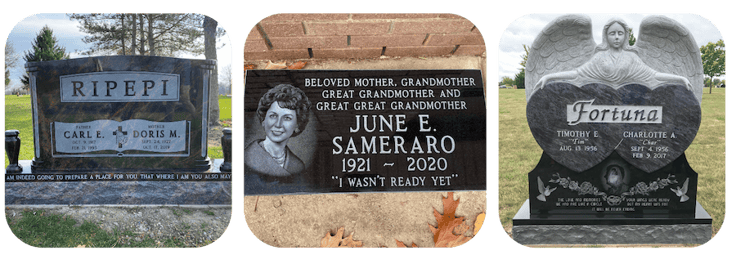 Preplanning headstone blog - headstone collage