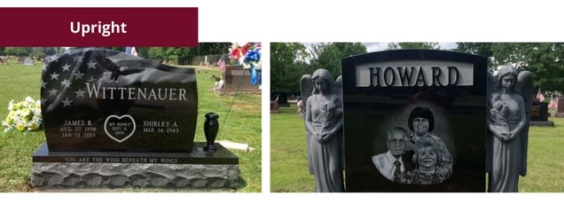 Upright memorials - headstone price blog-1