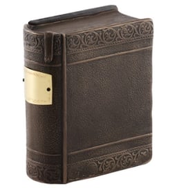 Closed book cremation urn