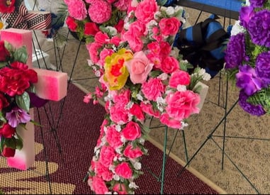 pink-flower-memorial-cross