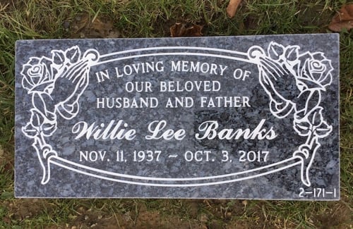 Banks - Lawn Level Memorial - Cleveland Memorial Gardens