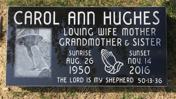 Hughes - Lawn Level Memorial - Cleveland Memorial Gardens