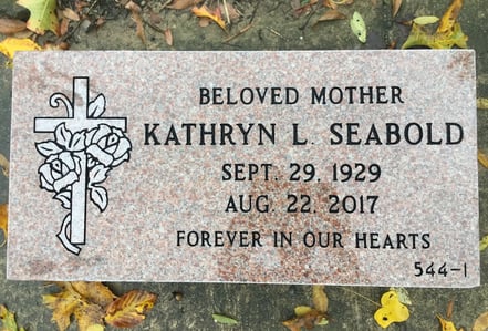 Seabold - Lawn Level Memorial - St. Mary_s Cemetery Grafton