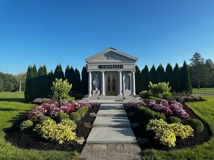 Covelli - Mausoleum - New Landscaping