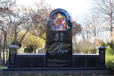 Boyd - Upright Monument - Lake View Cemetery - Monument