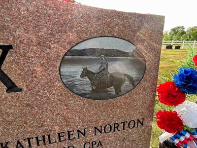 Fox_Upright Memorial_Horse Close Up