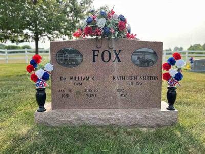 Fox_Upright Memorial_Tractor and Horse 2