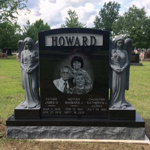 Howard - Upright Monument - Holy Cross Cemetery