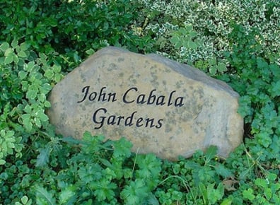 John Cabala Gardens - Boulder memorial