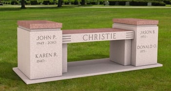 Christie Family - Cremation Memorial Bench-1