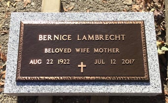 Lambrecht - Bronze Memorial