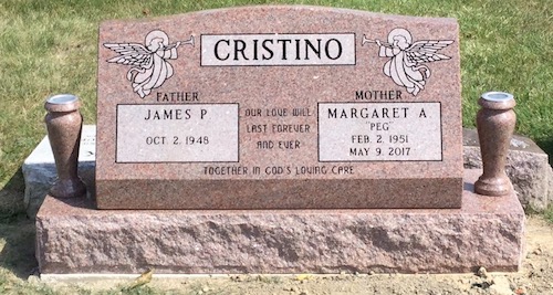 cost of black granite headstones