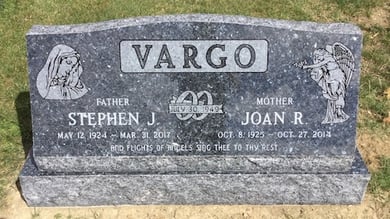 Vargo - Slant Memorial - Northfield Center Cemetery