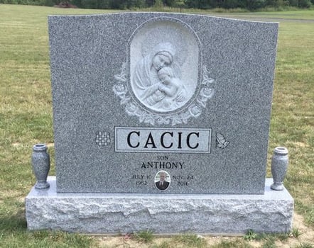 Cacic - Upright Cemetery Monument - All Souls Cemetery