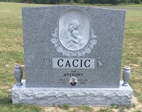 Cacic - Upright Monument - All Souls Cemetery - Monument