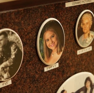 ceramic memorial photos for headstone or grave stone
