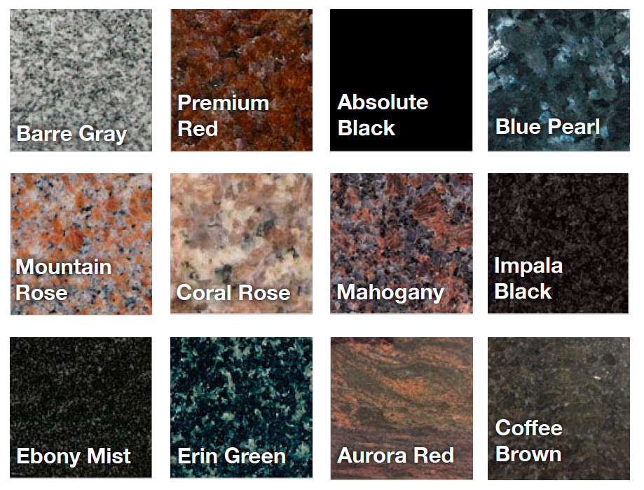 black granite monuments prices