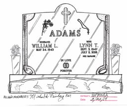 Adams - Memorial Sketch - Golf Clubs