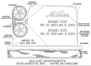 Miller - Memorial Sketch - Projector