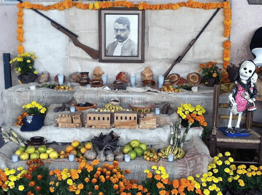 Ofrenda for Dia de los Muertos