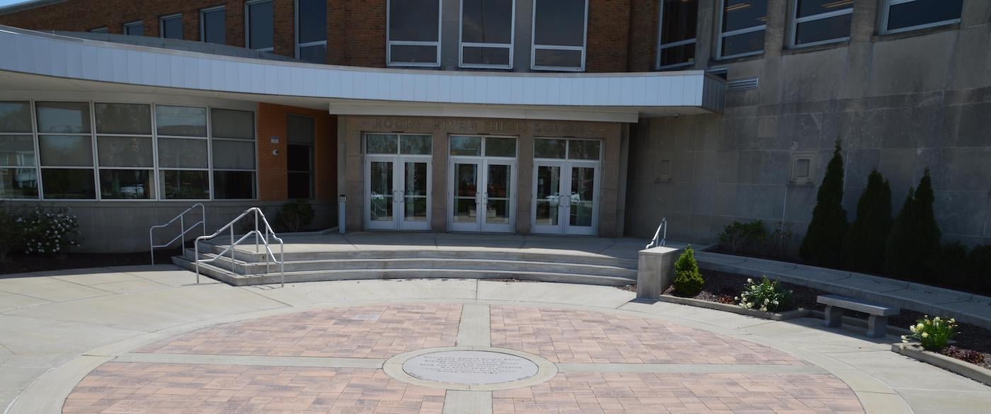 Rocky River High School front concourse