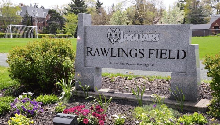 St.Josephs Academy Rawlings Field Sign for St. Joseph's Academy