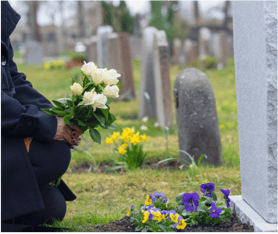 Self Care_Flowers at Grave