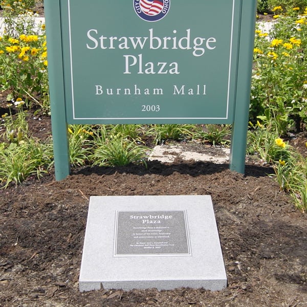 Strawbridge Plaza - Plaque