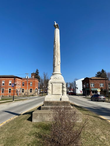 Dan Rice Monument_After