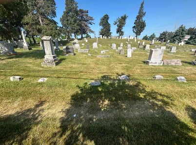 After - Full Cemetery View