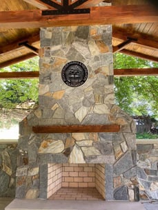 Rocky River Park Pavilion_Custom Stonework