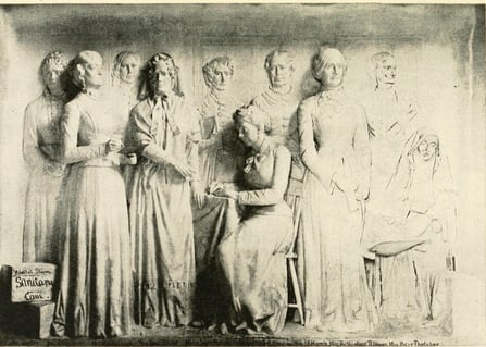 The Women's Soldiers and Sailors Aid Society Cleveland sculpture