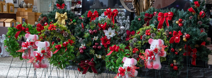 Wreaths for Christmas