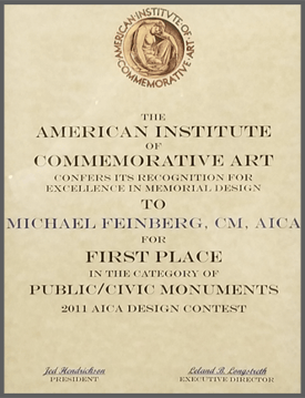 american institute of commemorative art award to michael feinberg