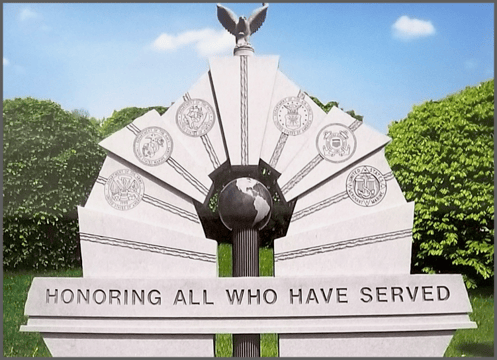 award winning commemorative design honoring all who have served