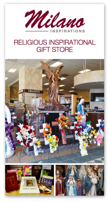 milano monuments religious gift store brochure
