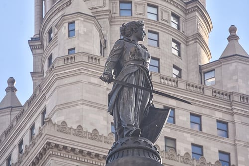 Sailors and Soldiers Monument Cleveland Public Square Goddess of Freedom