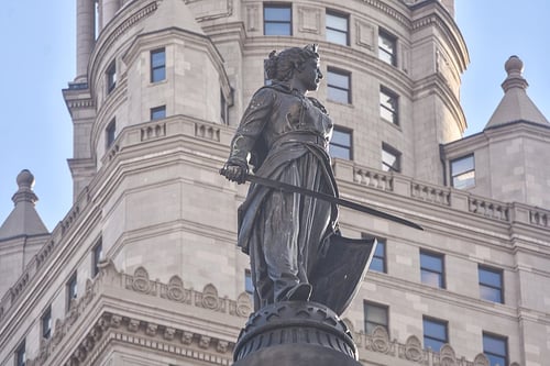 Sailors and Soldiers Monument Cleveland Public Square Goddess of Freedom