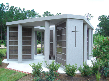 Columbarium in a Cemetery