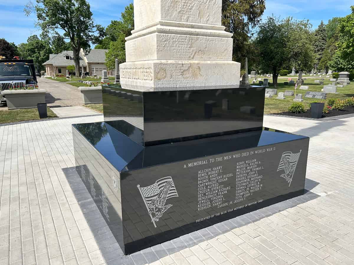 Memorial to Men and Women Who Served